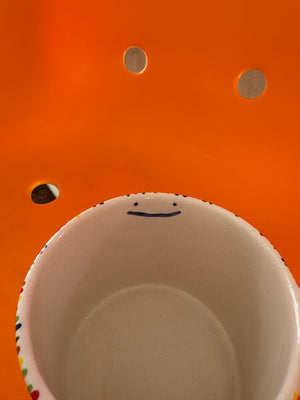 Multi Coloured Smiley Face Mug
