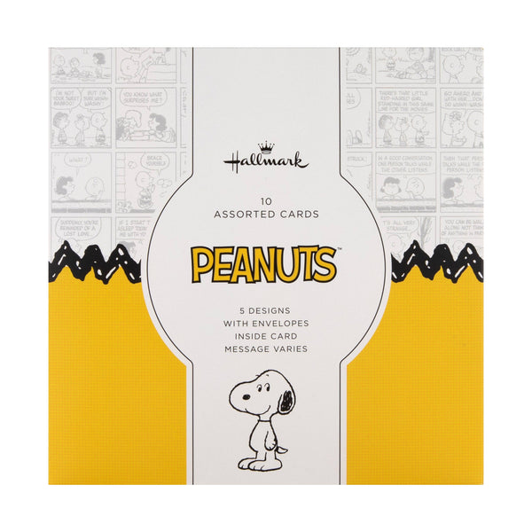 Greeting Cards Multipack - 10 PEANUTS™ SNOOPY Designs