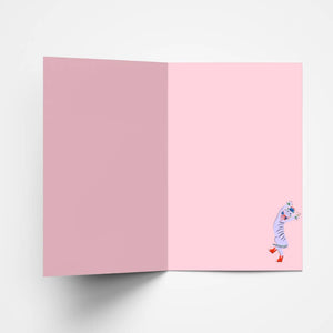 Cat party! birthday card