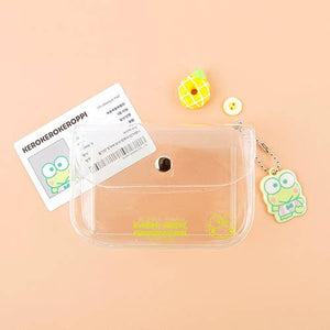 Sanrio Clear Card Holder with Keychain – Collectible Case
