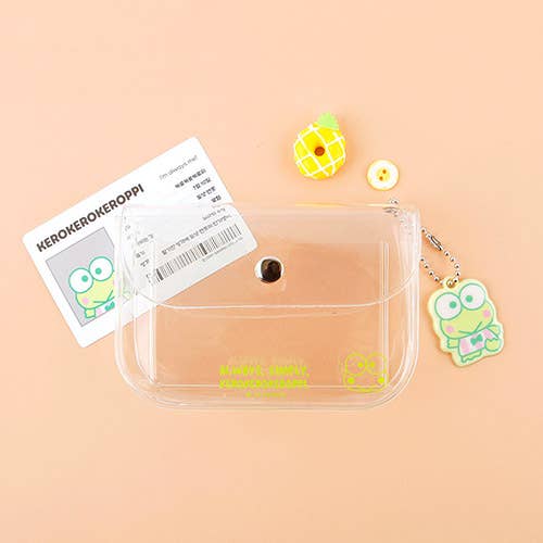 Sanrio Clear Card Holder with Keychain – Collectible Case