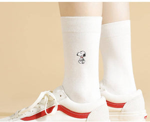 Peanuts Snoopy Embroidered Socks Gift Set 3 pairs