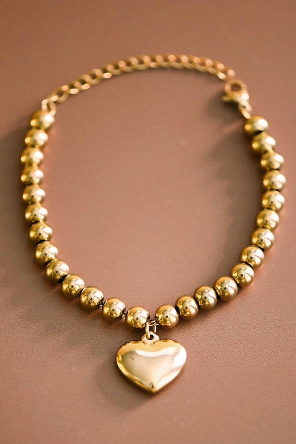 18K Gold PVD Plated Waterproof Stainless Steel Chain Bracelet