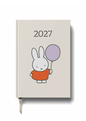 Miffy 2027 A5 Diary - Week-to-View - My Balloon