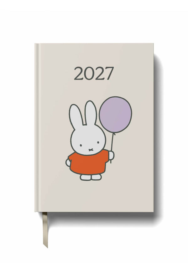 Miffy 2027 A5 Diary - Week-to-View - My Balloon