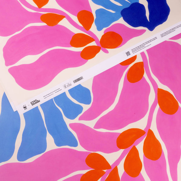 Kelp and Seagrass Gift Wrap by Liv Lee x WWF
