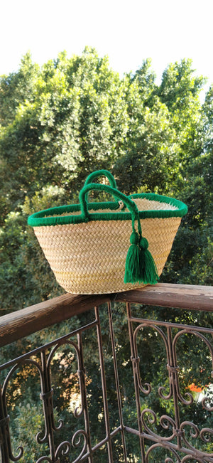 Straw Beach Basket Bag