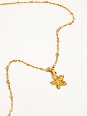 Gold Plated & Non-Tarnish Star Necklace