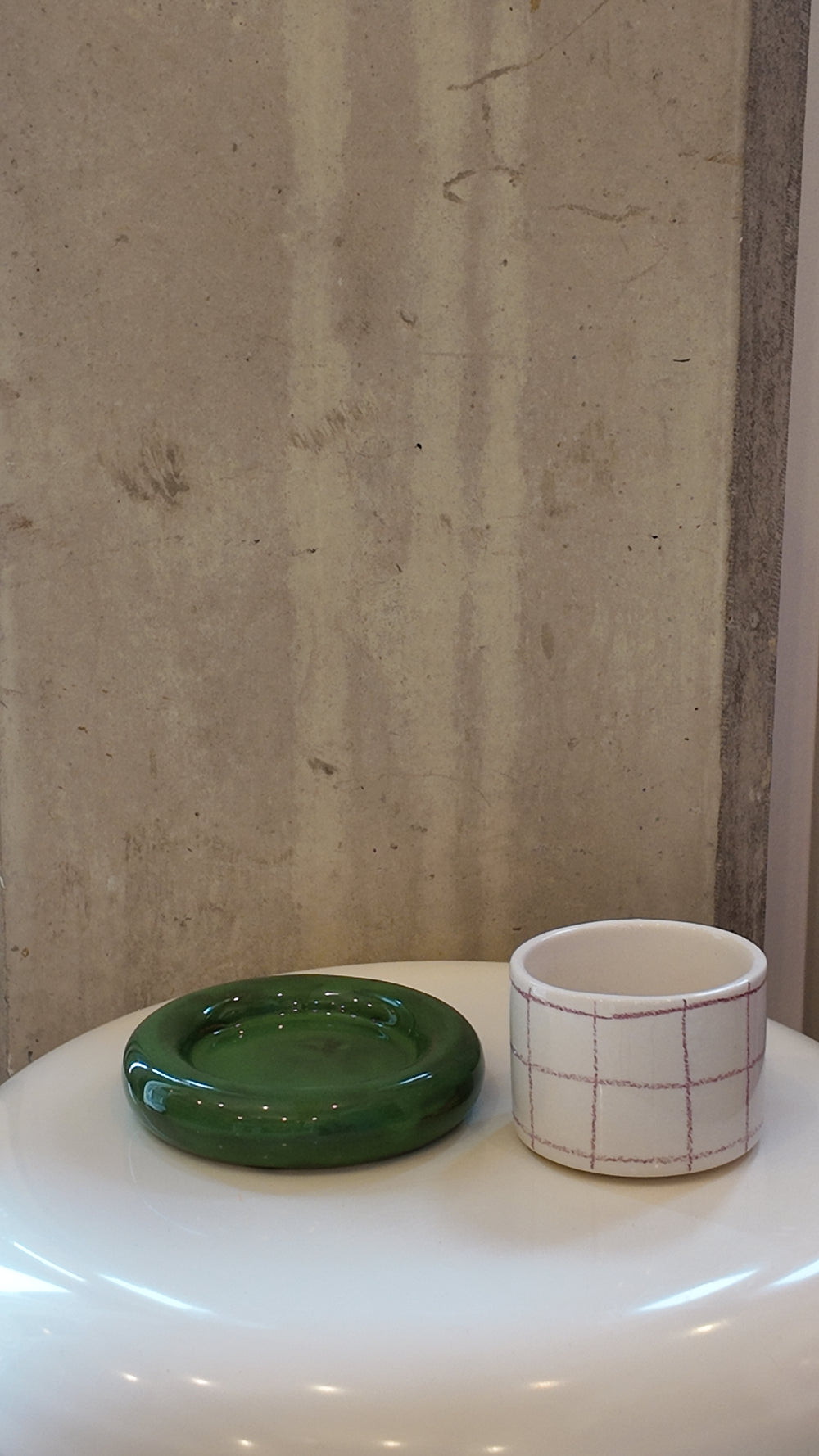 Glazed Chunky Mug & Saucer Set