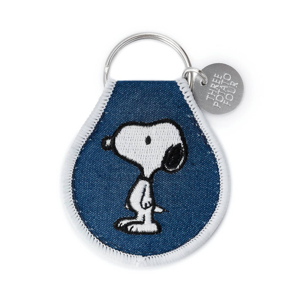 3P4 x Peanuts® - Snoopy Classic Patch Keychain key ring
