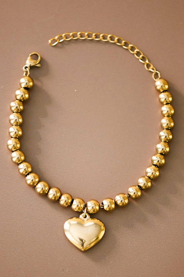 18K Gold PVD Plated Waterproof Stainless Steel Chain Bracelet