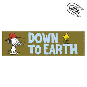3P4 x Peanuts® - Snoopy Down to Earth Bumper Magnet