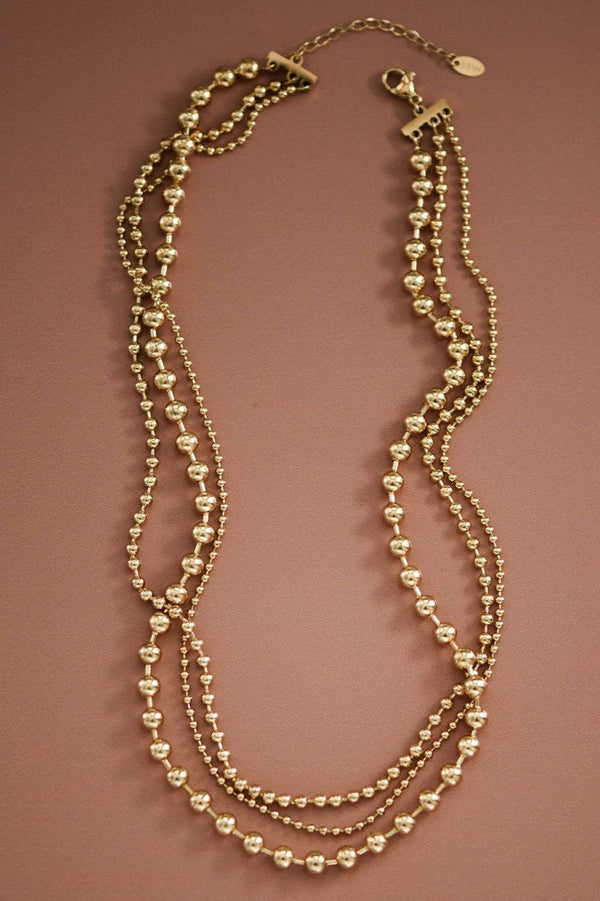 18K Gold PVD Plated Waterproof Stainless Steel Chain Necklace