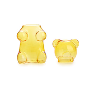 Glass Gummy Bear Sugar Bowl