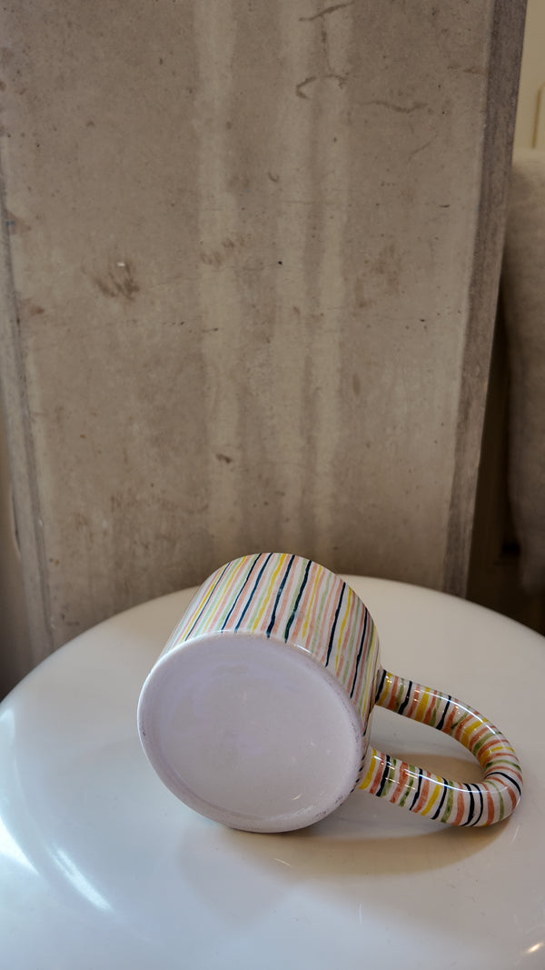 Multi Coloured Smiley Face Mug