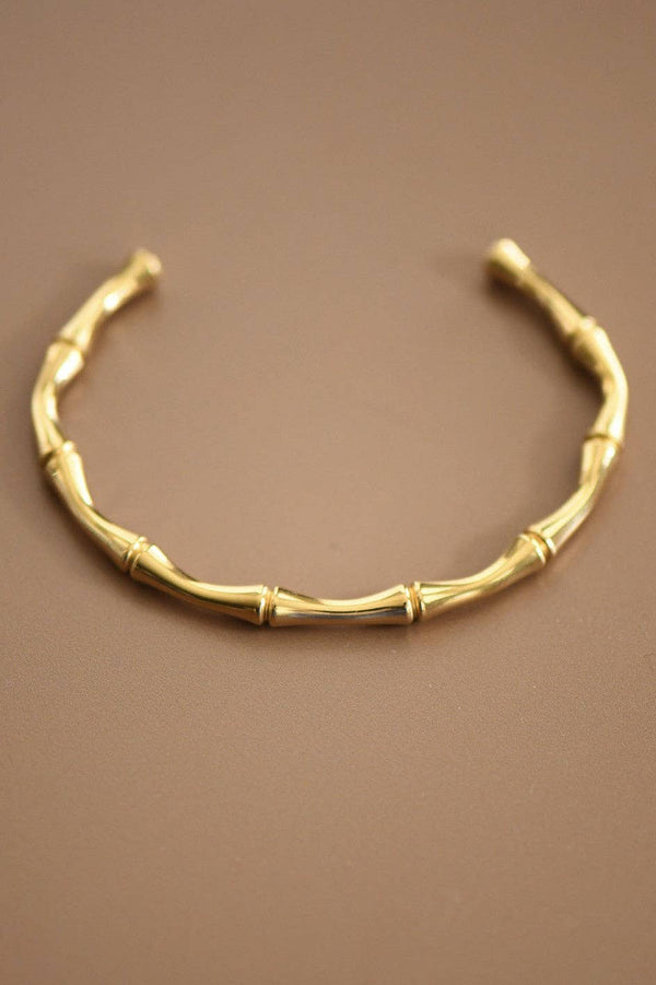 18K Gold Plated Waterproof Stainless Steel Cuff