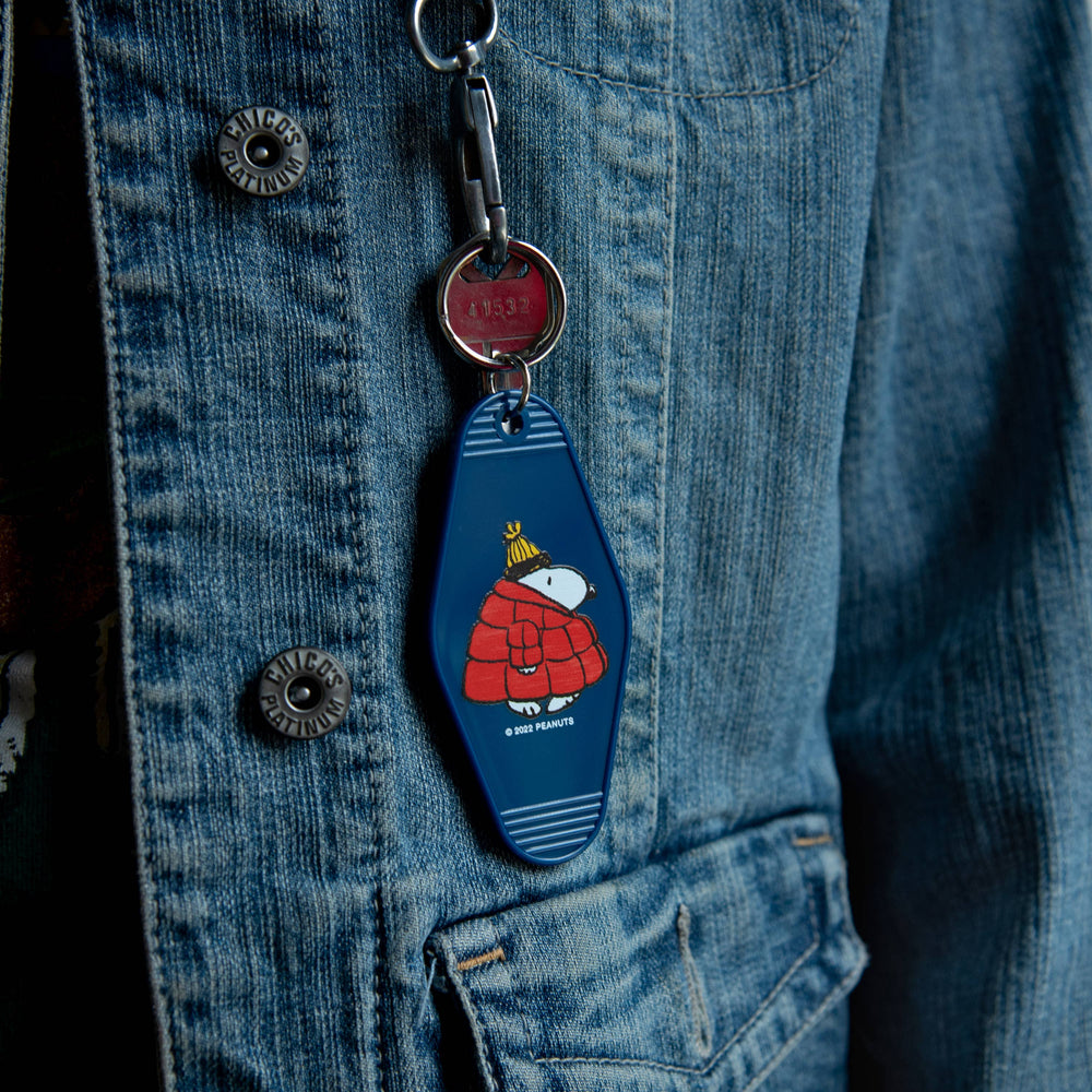 3P4 x Peanuts® - Snoopy Puffy Coat Key Tag