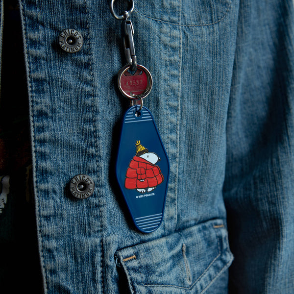 3P4 x Peanuts® - Snoopy Puffy Coat Key Tag