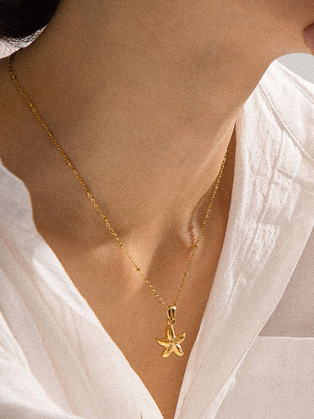 Gold Plated & Non-Tarnish Star Necklace