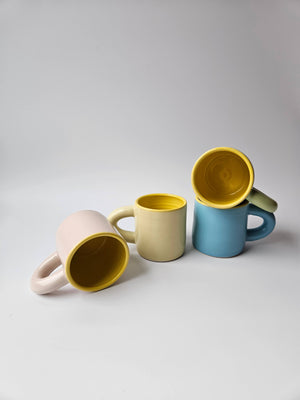 Inside Out Mug (Chunky) • Colorful Handmade Coffee Mug