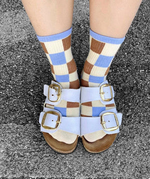 Retro Checkered Socks