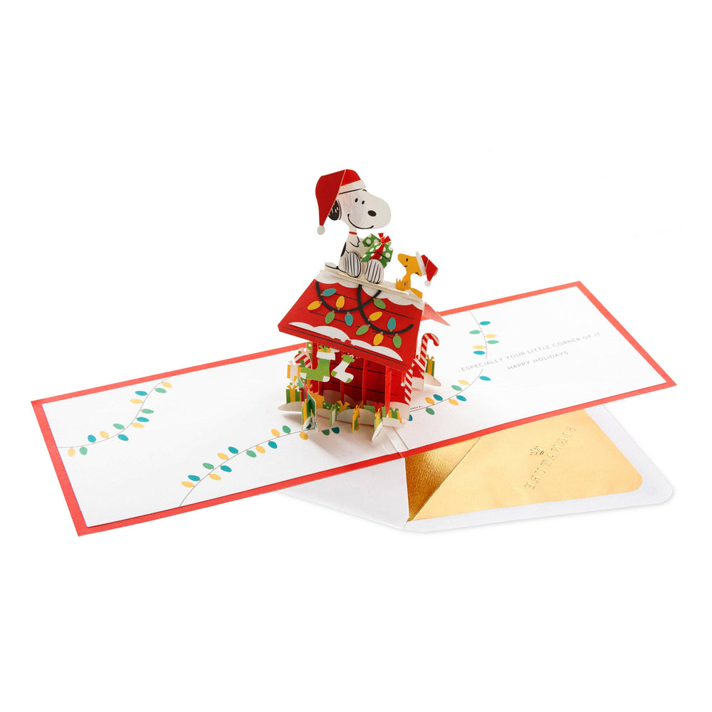 Paper Wonder Christmas Card – 3D Snoopy’s Dog House Design