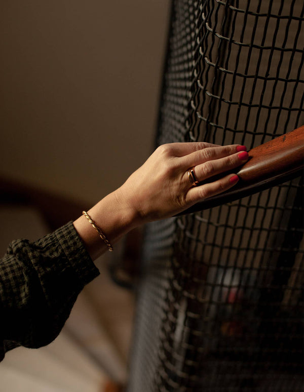 Waterproof Twist Cuff Bangle