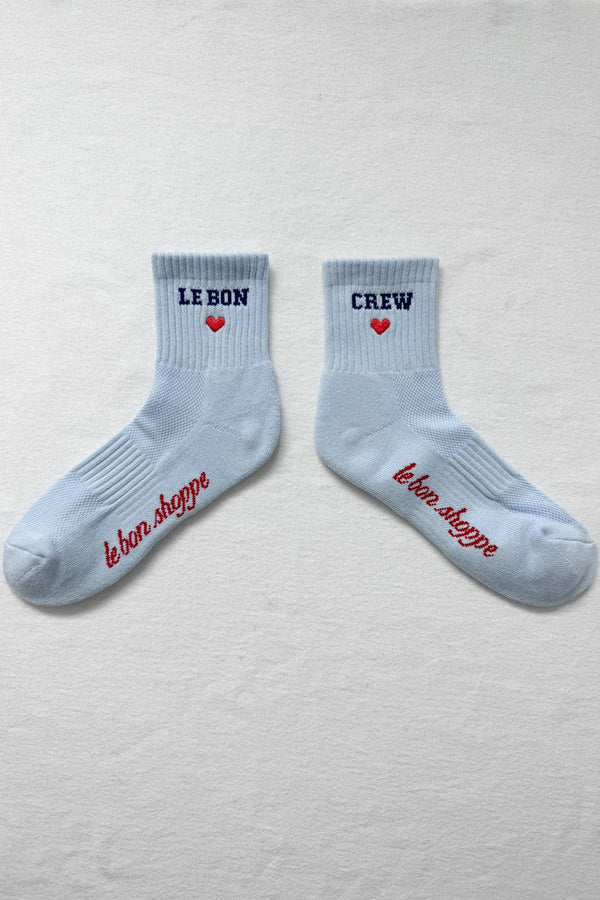 Embroidered Crew Socks