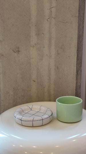 Glazed Chunky Mug & Saucer Set