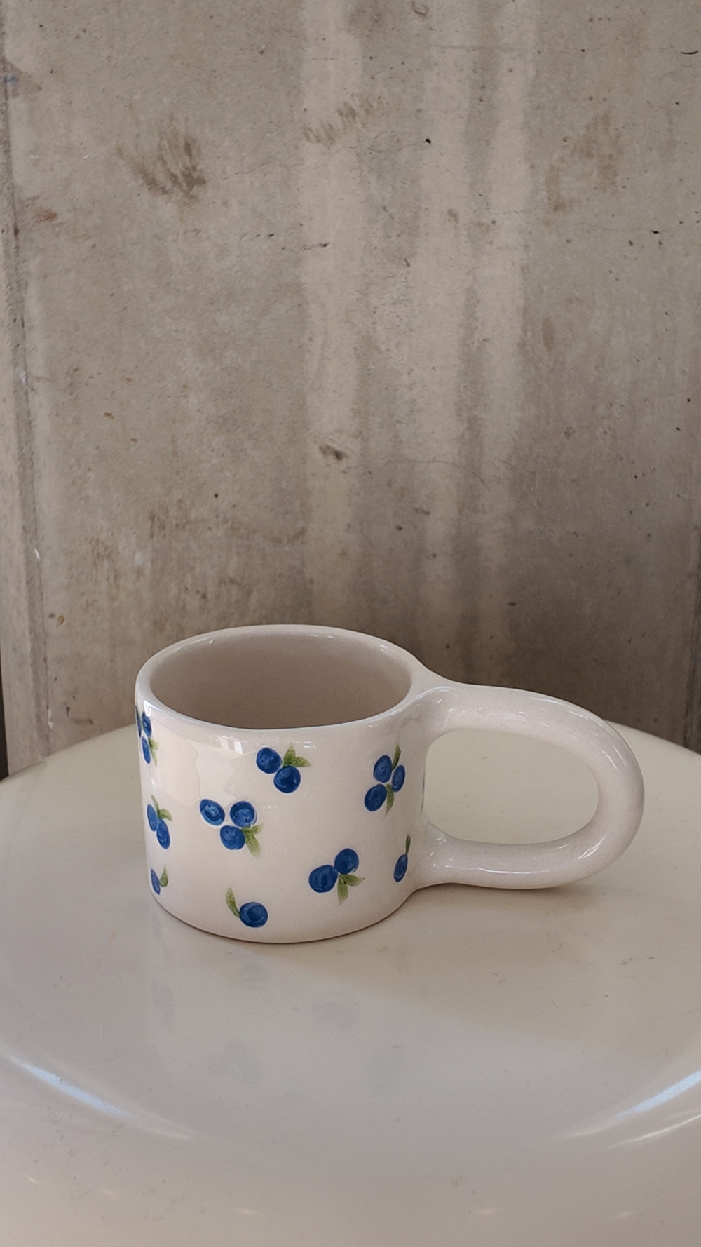 Handmade Blueberry Mug