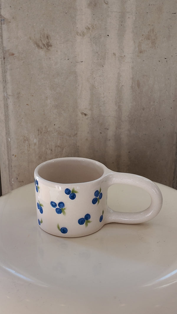 Handmade Blueberry Mug