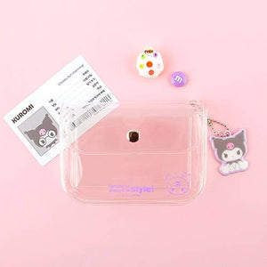 Sanrio Clear Card Holder with Keychain – Collectible Case