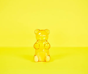 Glass Gummy Bear Sugar Bowl