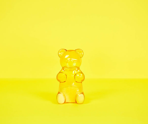 Glass Gummy Bear Sugar Bowl