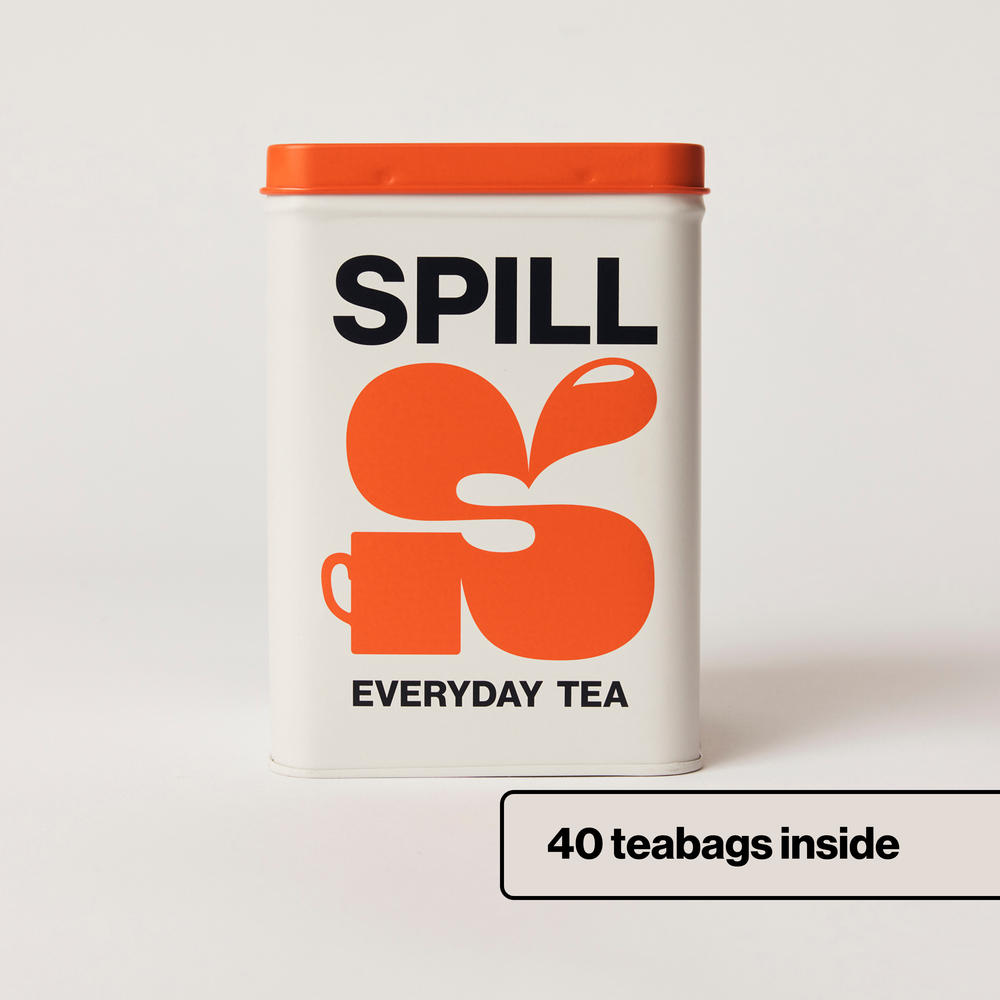 SPILL EVERYDAY TEA TIN of 40 teabags
