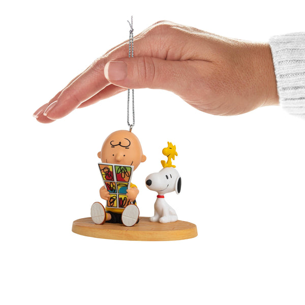 PEANUTS™ Ornament Charlie Brown, SNOOPY & WOODSTOCK Comic