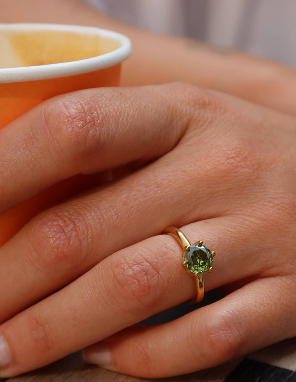 Waterproof Gemstone Ring