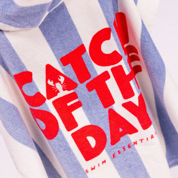 Beach Poncho - Blue - Catch Of The Day - 65 x 65 cm