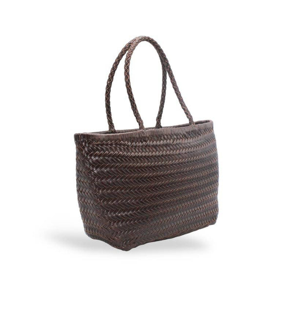 Lou – Handwoven Leather Tote Bag ( Handmade in Italy)