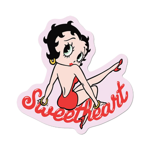 Sweetheart Betty Boop - Die-Cut Sticker (love, romance)