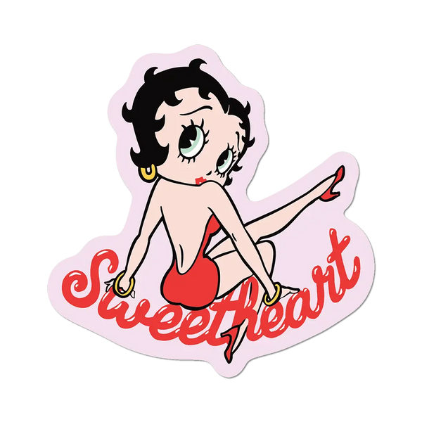 Sweetheart Betty Boop - Die-Cut Sticker (love, romance)