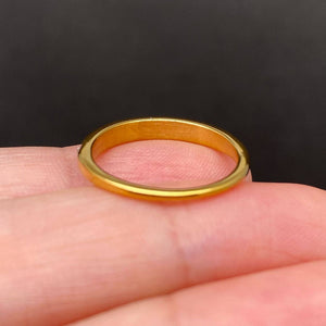 Colored Zircon Inlaid Star 18K Gold Plated SS Ring - FGS/MS
