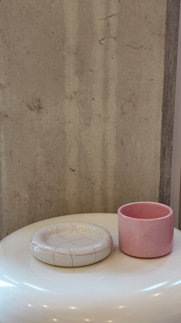 Glazed Chunky Mug & Saucer Set