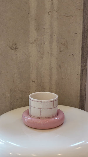 Glazed Chunky Mug & Saucer Set