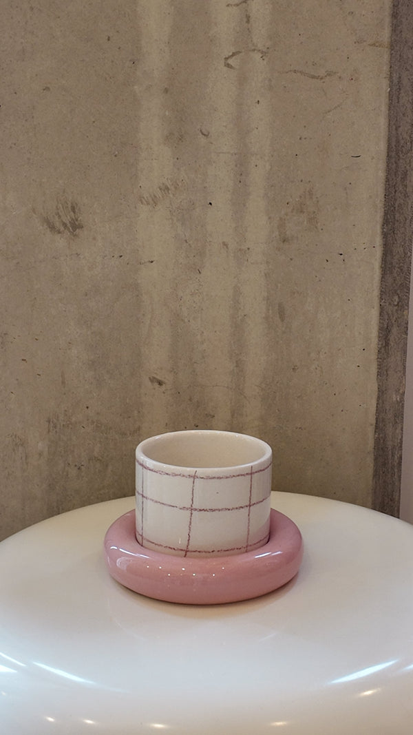 Glazed Chunky Mug & Saucer Set