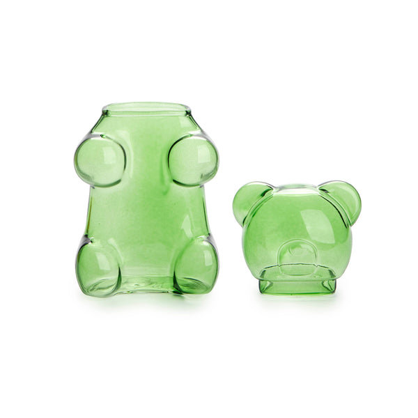 Glass Gummy Bear Sugar Bowl