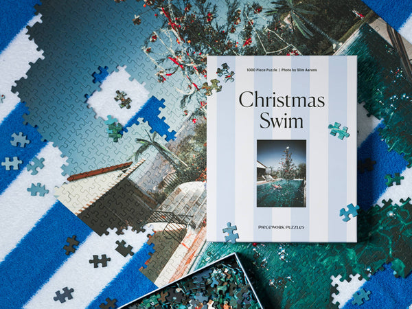 Christmas Swim Slim Aarons 1000 Piece Puzzle