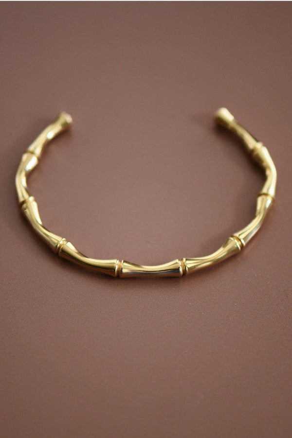 18K Gold Plated Waterproof Stainless Steel Cuff