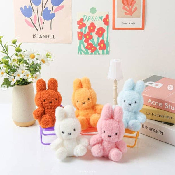 Miffy Creamy Plush Bag Charm, Key chain holder - 8cm