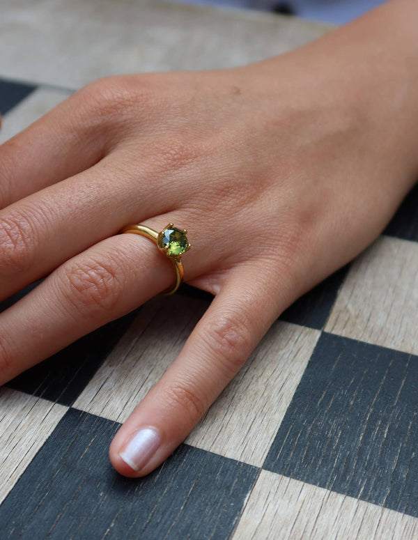 Waterproof Gemstone Ring